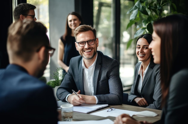 Business people in a meeting