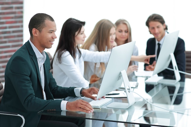 Business People At The Meeting