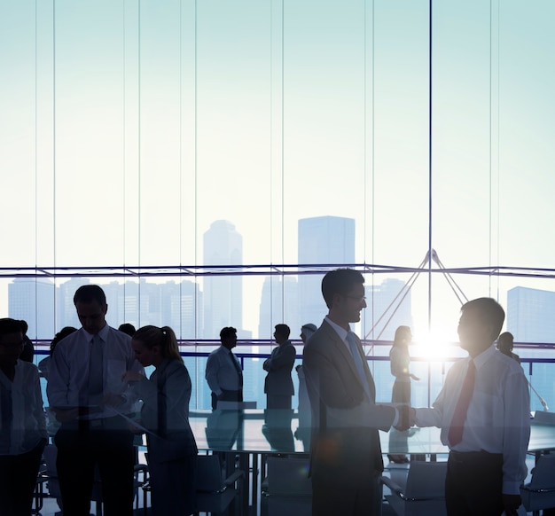 business people in a meeting