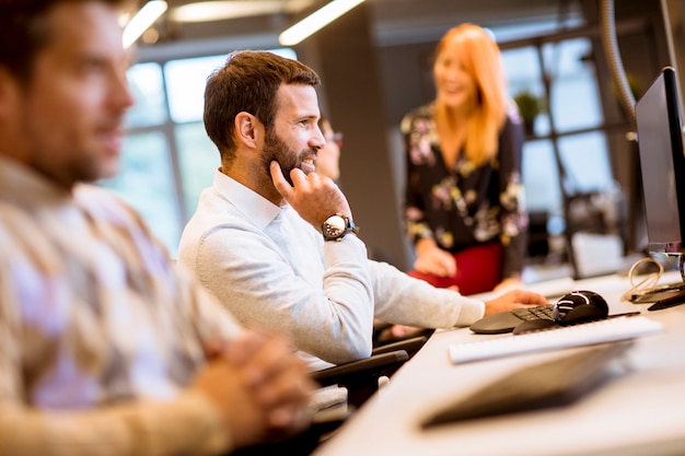 Business people in the modern office