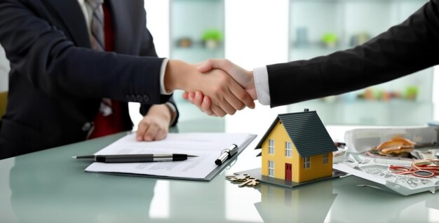 business people shaking hands in a meeting business peopleshaking hands in office business people