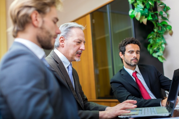 Business people at work in the office