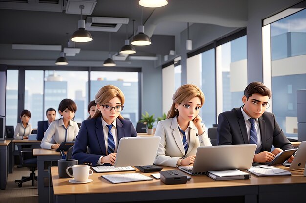 Foto imprenditori che lavorano in ufficio