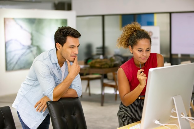 Business people working together at the office