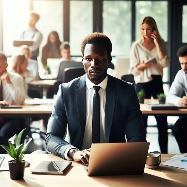 Business people working together in office