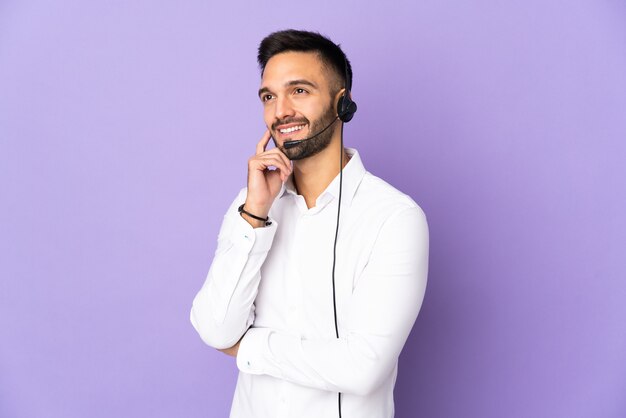 Business person over isolated background