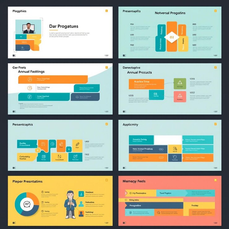 Photo business presentation templates infographic elements for reports marketing and web design
