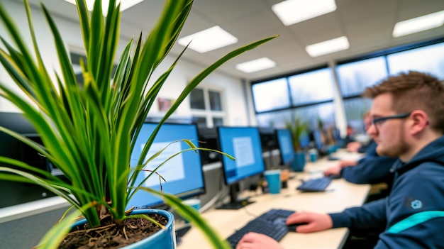 Foto professional business lavorare su laptop nella moderna tecnologia di ufficio e comunicazione nell'ambiente aziendale