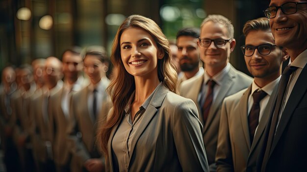 Business Professionals Holding Documents in Suits