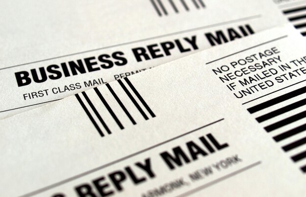 Business reply form