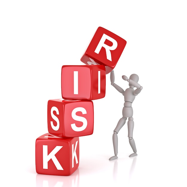 Business Risk 3d Rendering