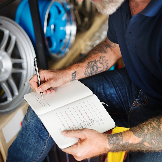 business shop owner to-do check list concept