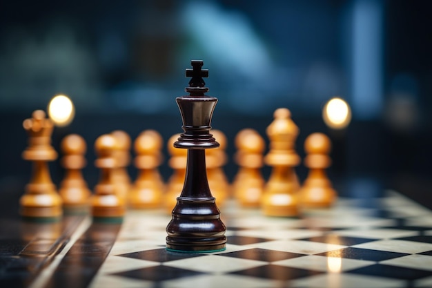 In the world of business, a chess piece symbolizes strategic financial  decisions Vertical Mobile Wallpaper AI Generated 31596906 Stock Photo at  Vecteezy