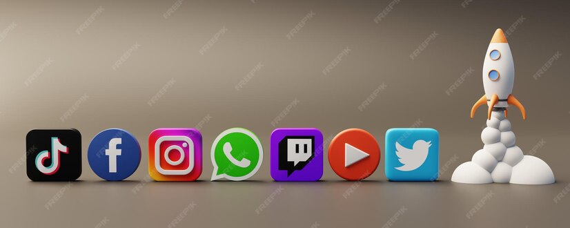 Premium Photo | Business success using facebook instagram twitter ...