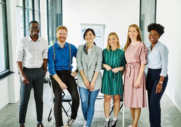 business team businesswoman success meeting office teamwork happy portrait businessman together education cheerful celebration colleague celebrating group successful startup