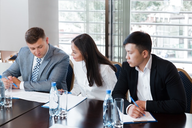 Business team having a meeting in the office