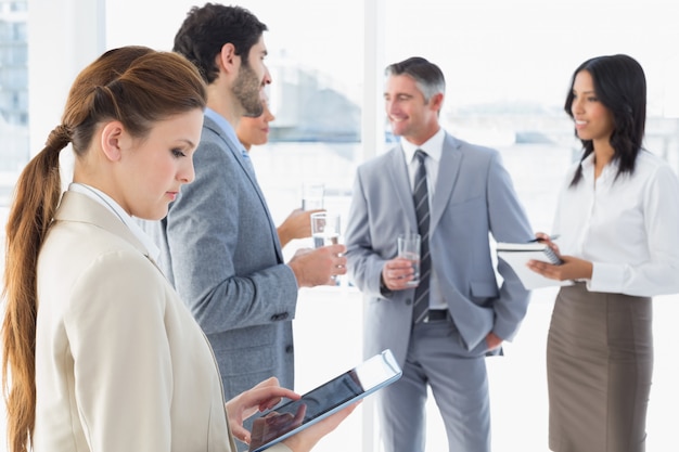 Business team having some drinks