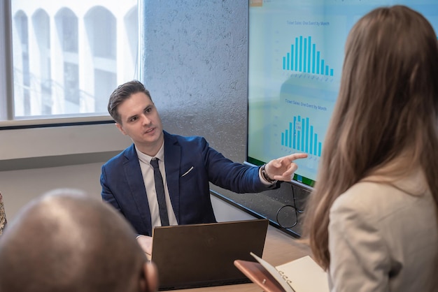 Business team meeting with colleague diversity in office