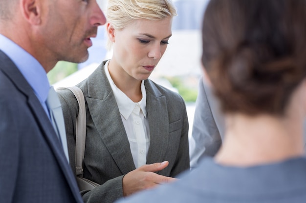 Business team during meeting