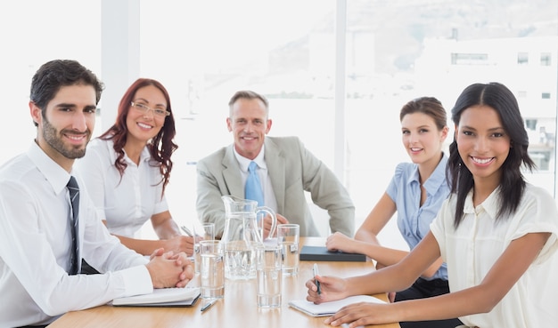 Business team in a meeting