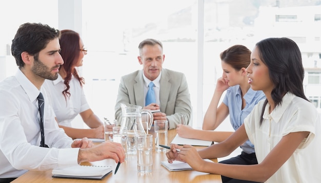 Business team in a meeting