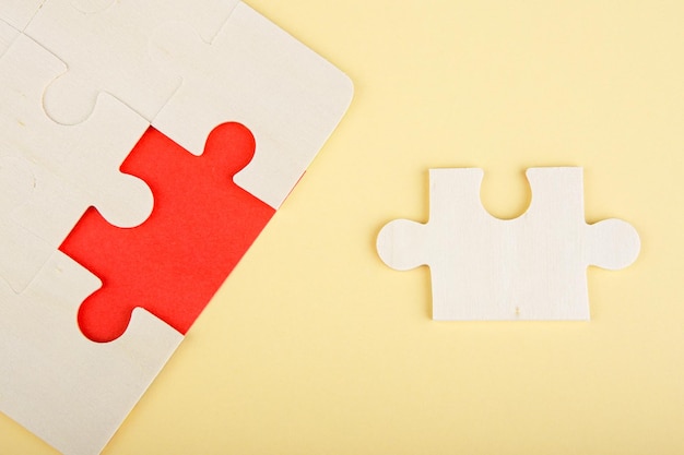 Business Teamwork Concept Jigsaw Puzzle Pieces