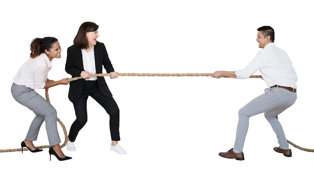 business teamwork png element transparent background