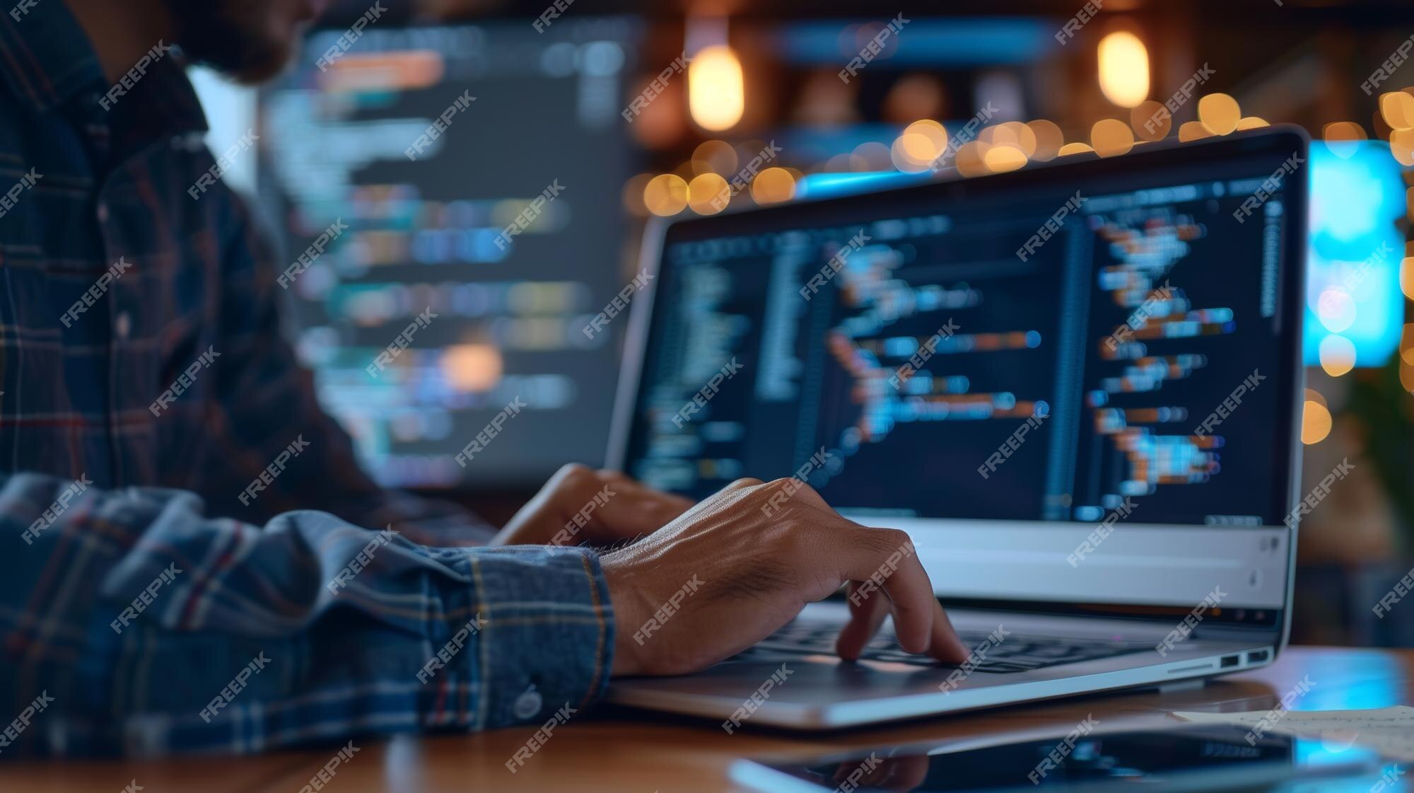Premium Photo | Business and technology concept Software developer ...