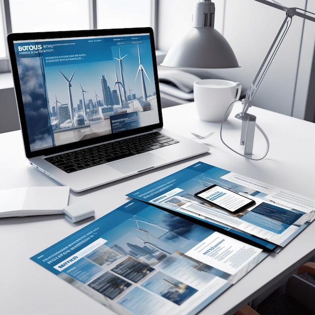 Foto web design di tecnologia aziendale