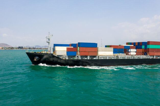 Business transportation shipping cargo containers oceans fright