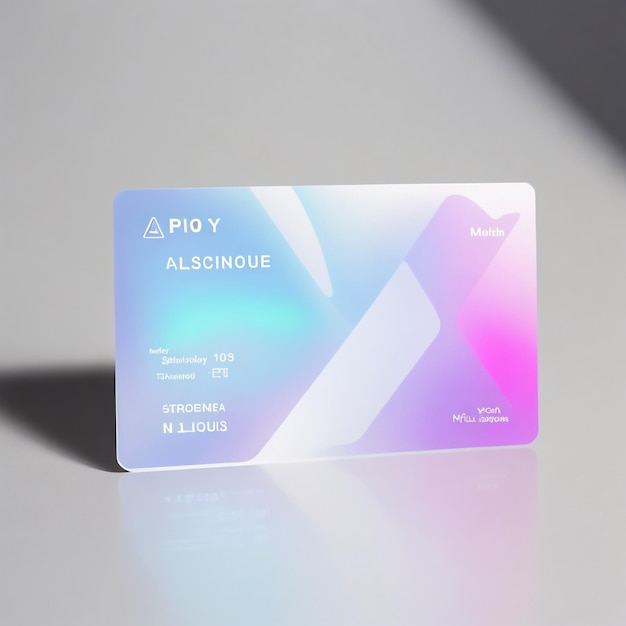 Визитная карточка Corporate Design Identity Cutaway Цветовой стиль Гравитационный вектор