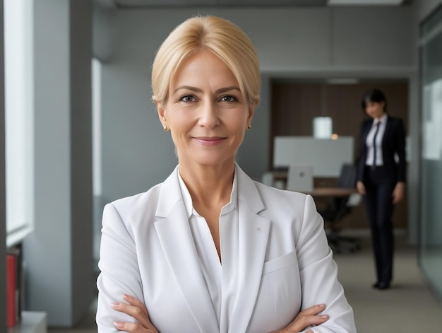 business woman CEO with a smile