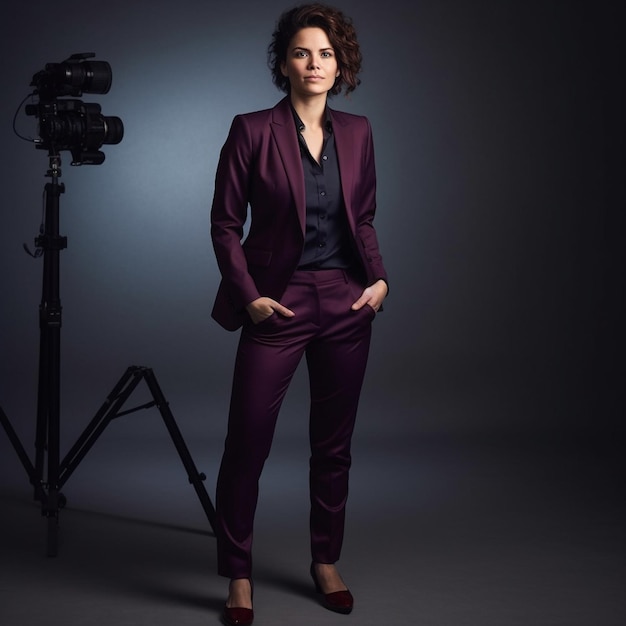 a business woman corporate fashion office wear portrait