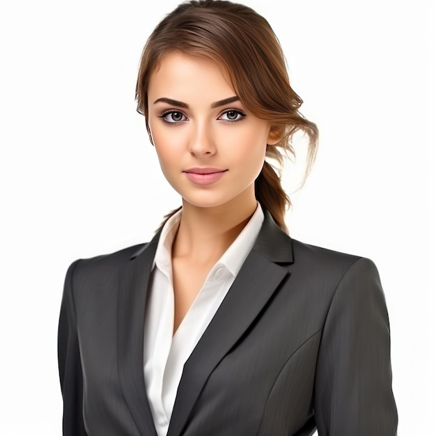 Business woman isolated Illustration AI GenerativexA