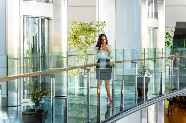 Business woman in a modern office