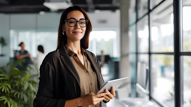 business woman in office