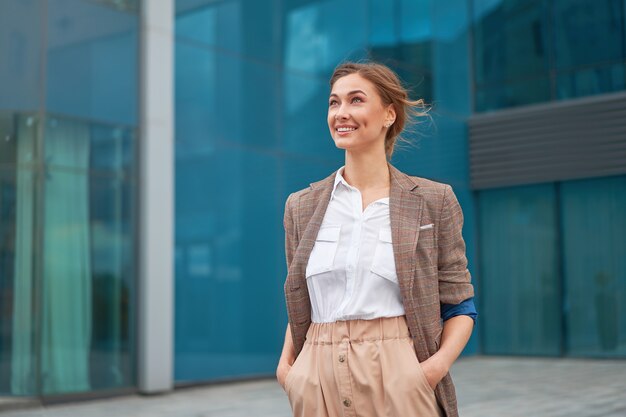 Business woman successful woman business person outdoor