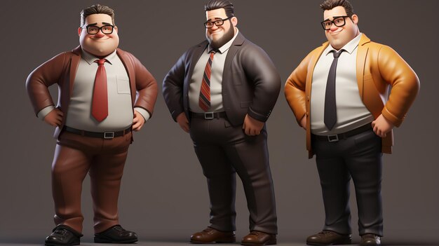 businessman character visualization