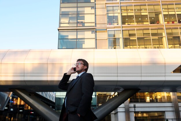 Businessman in the city