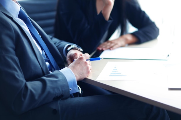 Businessman at desk