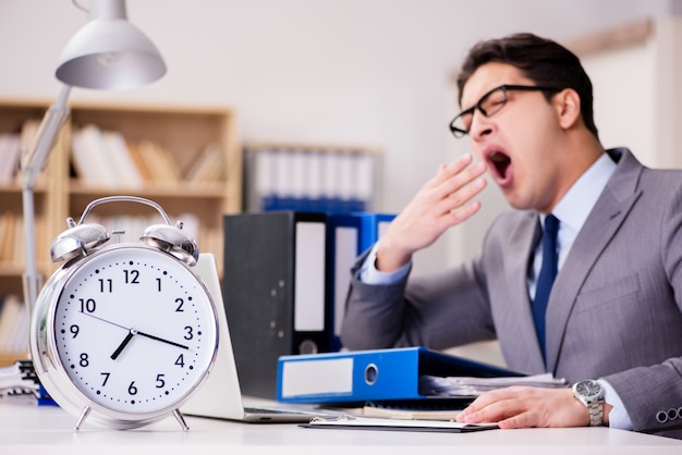 Businessman failing to meet the deadlines