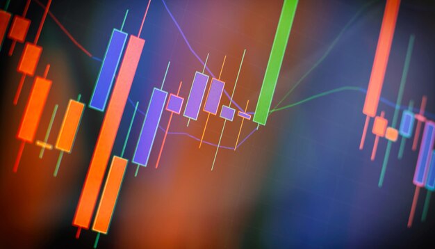 Businessman hand working on analyzing investment charts for Gold market Forex market and Trading market