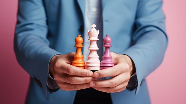 businessman hands closeup