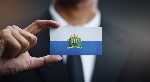 サンマリノの国旗の実業家保有カード