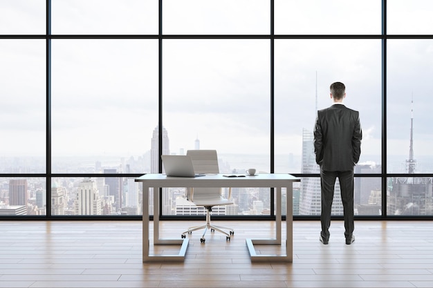 Businessman in modern office