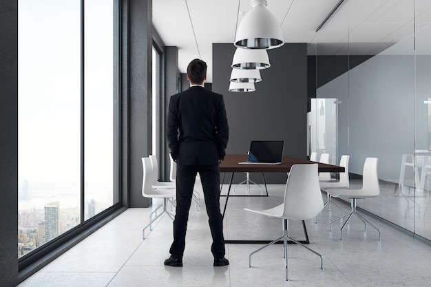 Businessman in modern office