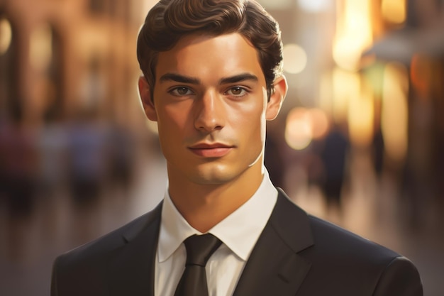 businessman portrait Generative AI