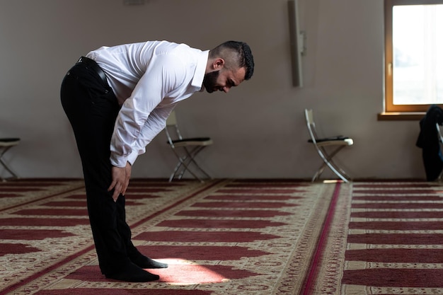 Businessman Prayer at Mosque