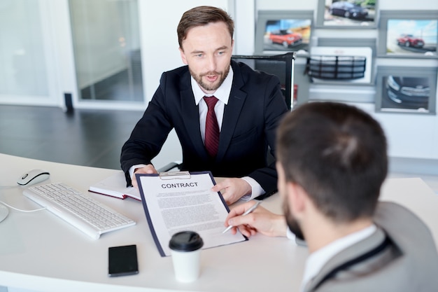 Businessman Signing Contract