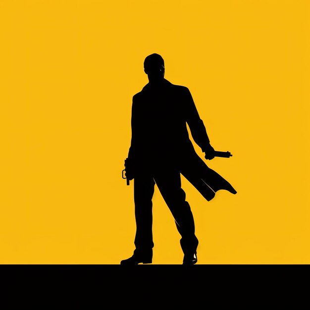 Businessman silhouette